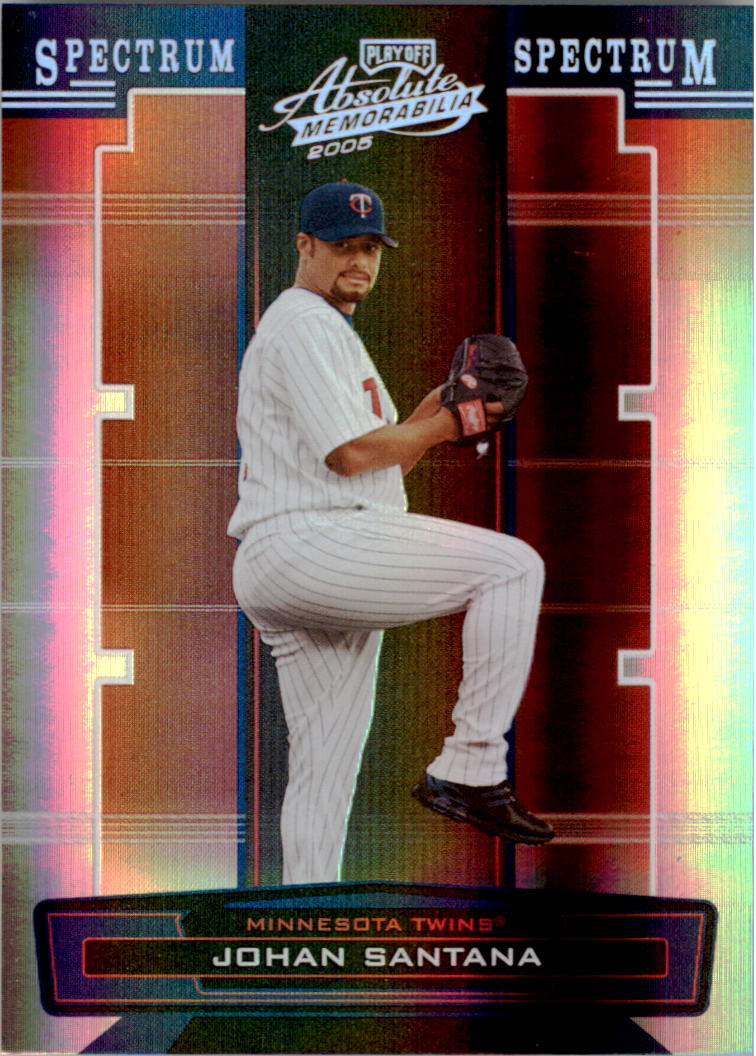 2005 Absolute Memorabilia Spectrum Silver #4 Johan Santana/100