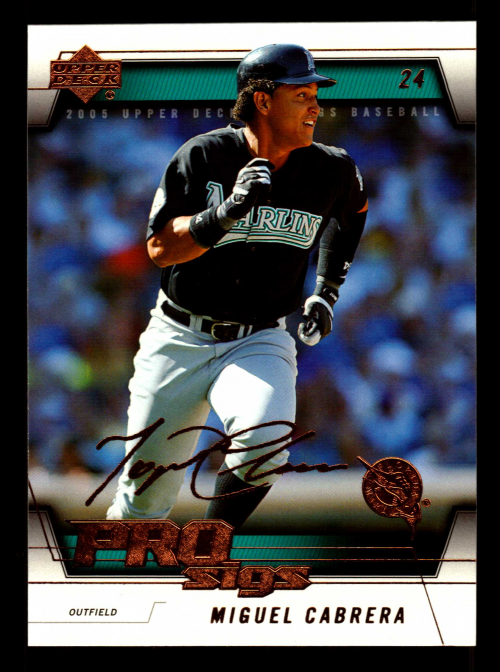 2005 Upper Deck Pro Sigs #34 Miguel Cabrera