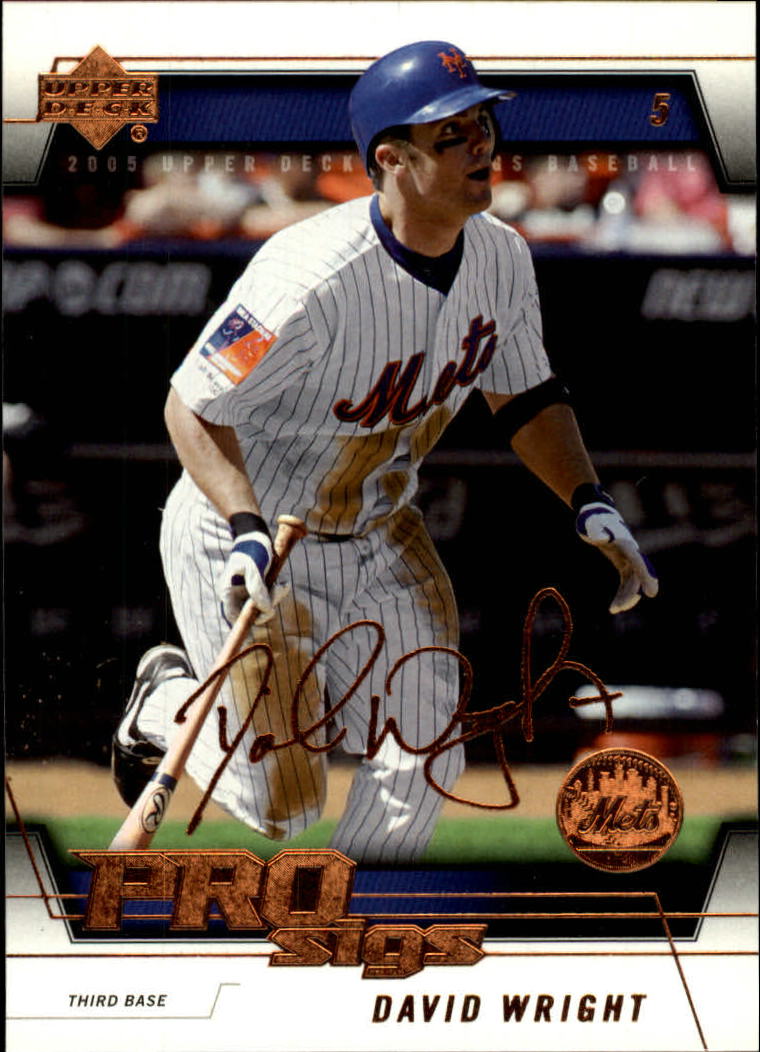 2005 Upper Deck Pro Sigs #51 David Wright