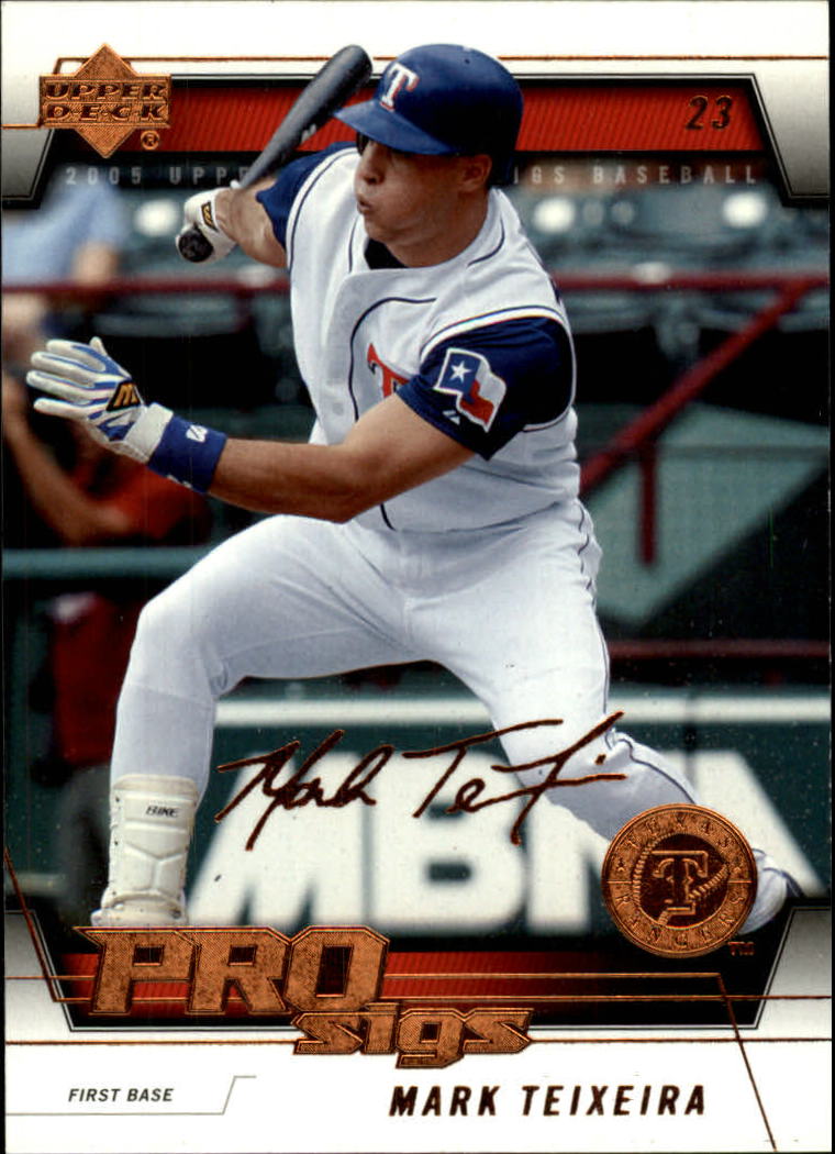 2005 Upper Deck Pro Sigs #87 Mark Teixeira