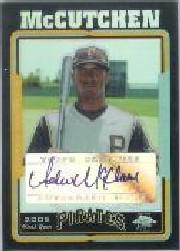 2005 Topps Chrome Update Black Refractors #234 Andrew McCutchen FY AU