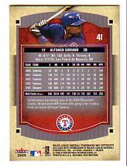 2005 National Pastime #41 Alfonso Soriano back image