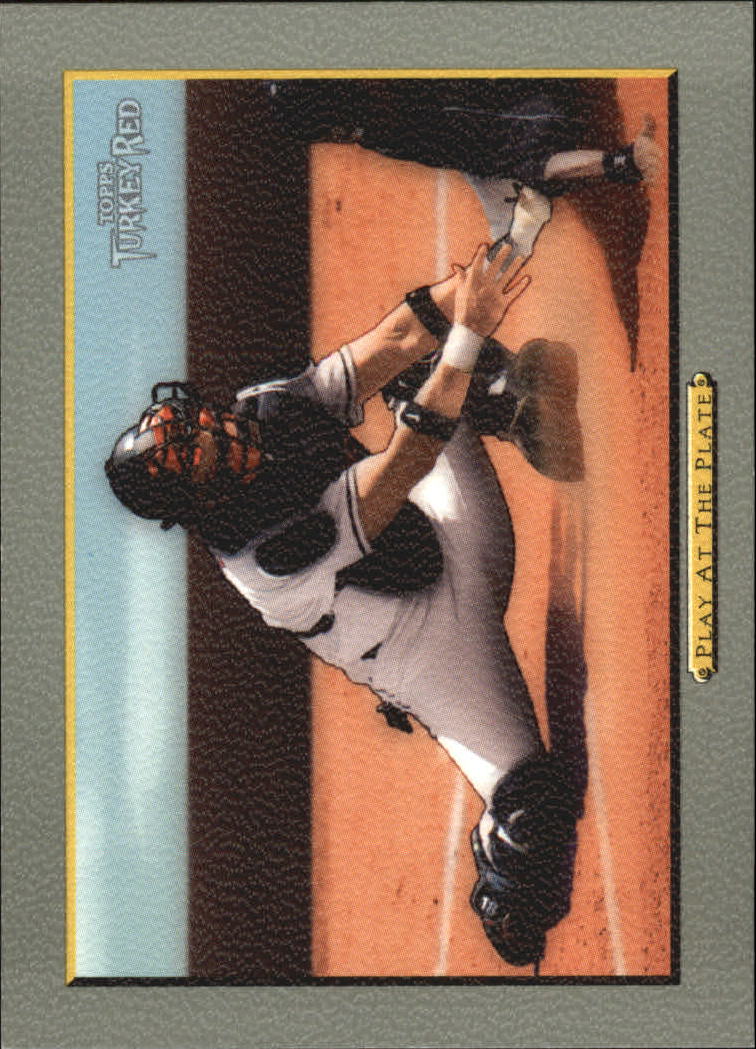 2005 Topps Turkey Red #45 Play At the Plate J.Lopez CL