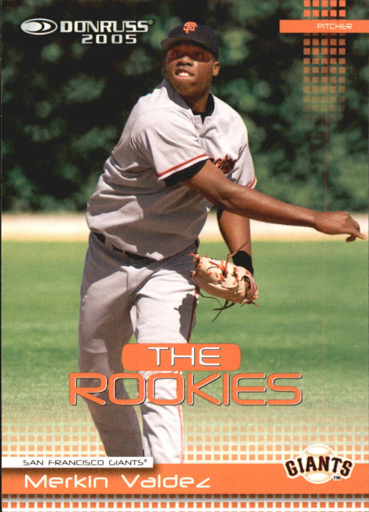 2005 Donruss Rookies #40 Merkin Valdez