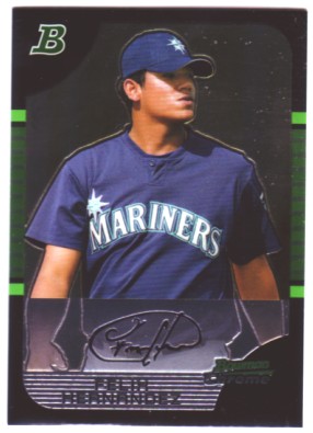 2005 Bowman Chrome #150 Felix Hernandez