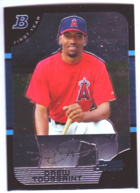 2005 Bowman Chrome #220 Drew Toussaint RC