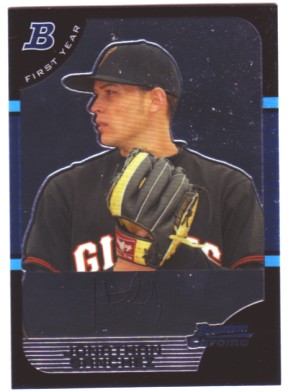 2005 Bowman Chrome #268 Jonathan Sanchez RC