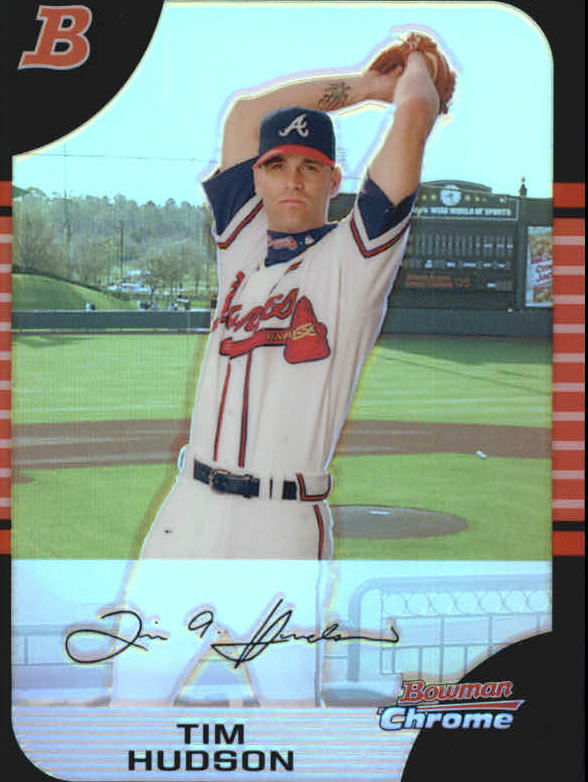 2005 Bowman Chrome Refractors #128 Tim Hudson