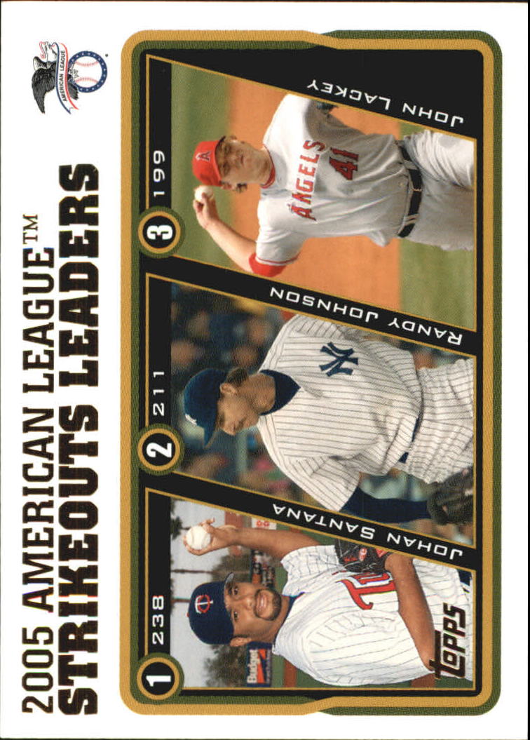 2005 Topps Update #140 Johan/Randy/Lackey AL K
