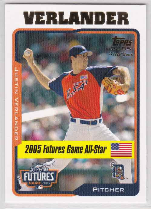 2005 Topps Update #220 Justin Verlander FUT