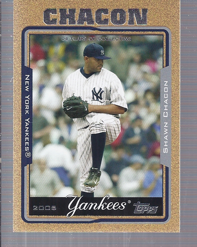 2005 Topps Update Gold #41 Shawn Chacon