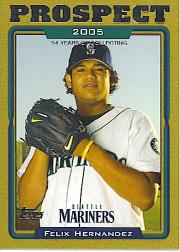 2005 Topps Update Gold #110 Felix Hernandez PROS