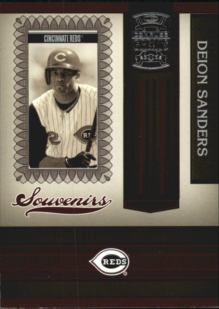 2005 Donruss Greats Souvenirs #9 Deion Sanders
