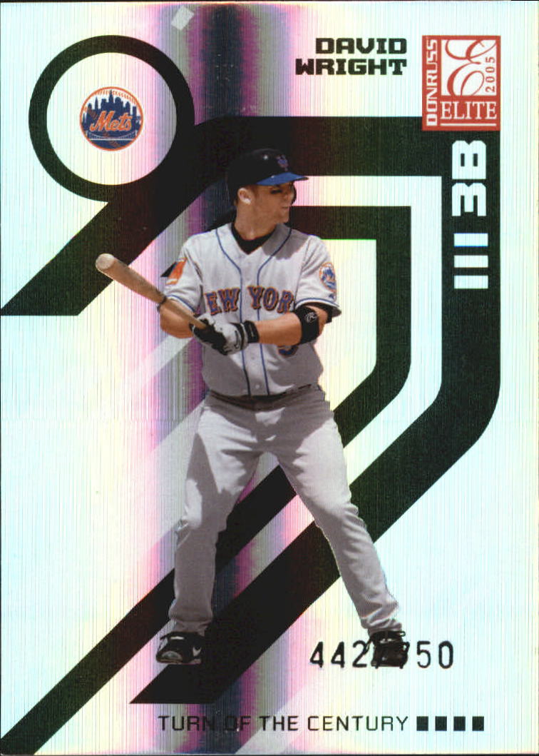 2005 Donruss Elite Turn of the Century #92 David Wright