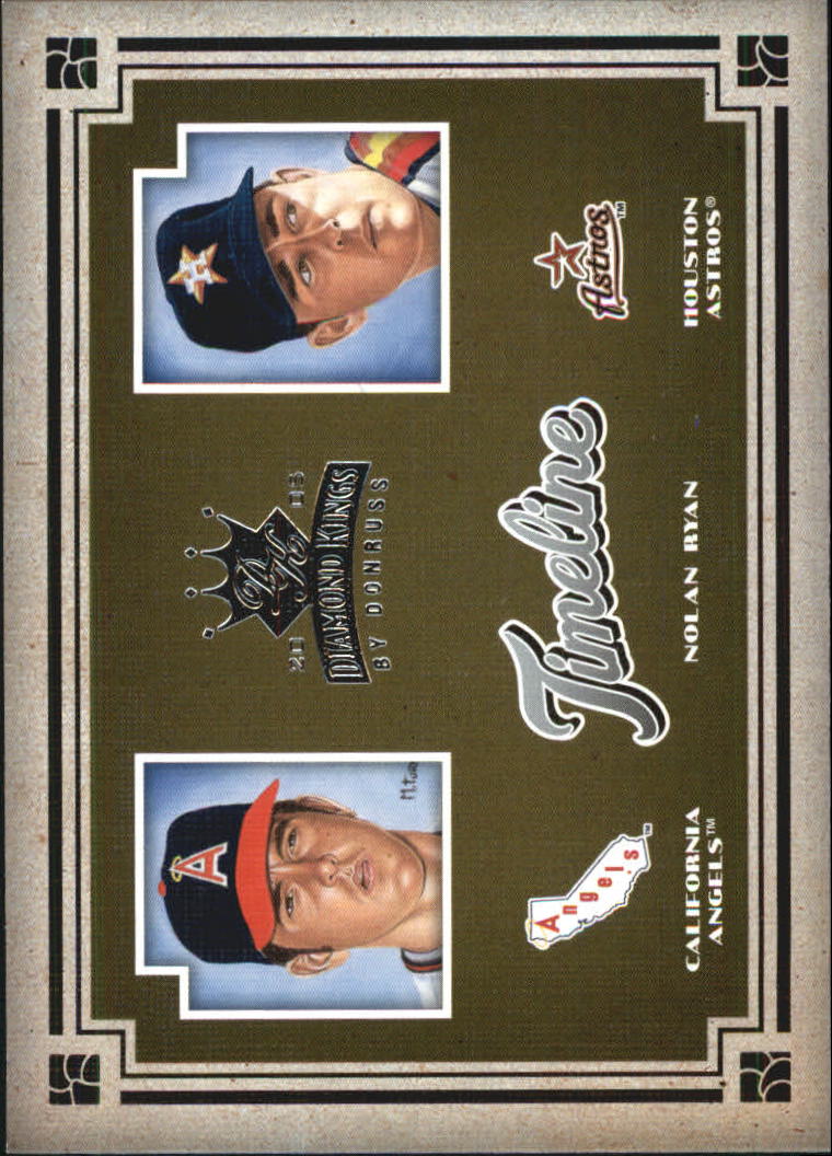 2005 Diamond Kings Timeline #2 Nolan Ryan Angels-Astros