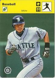 2005 Leaf Sportscasters 35 Yellow Throwing-Ball #19 Ichiro Suzuki