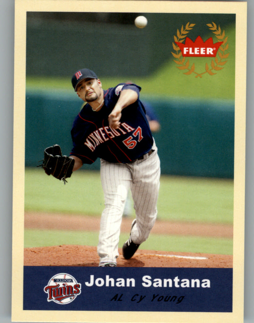 2005 Fleer Tradition #338 Johan Santana AW