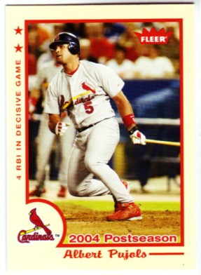2005 Fleer Tradition #343 Albert Pujols PS