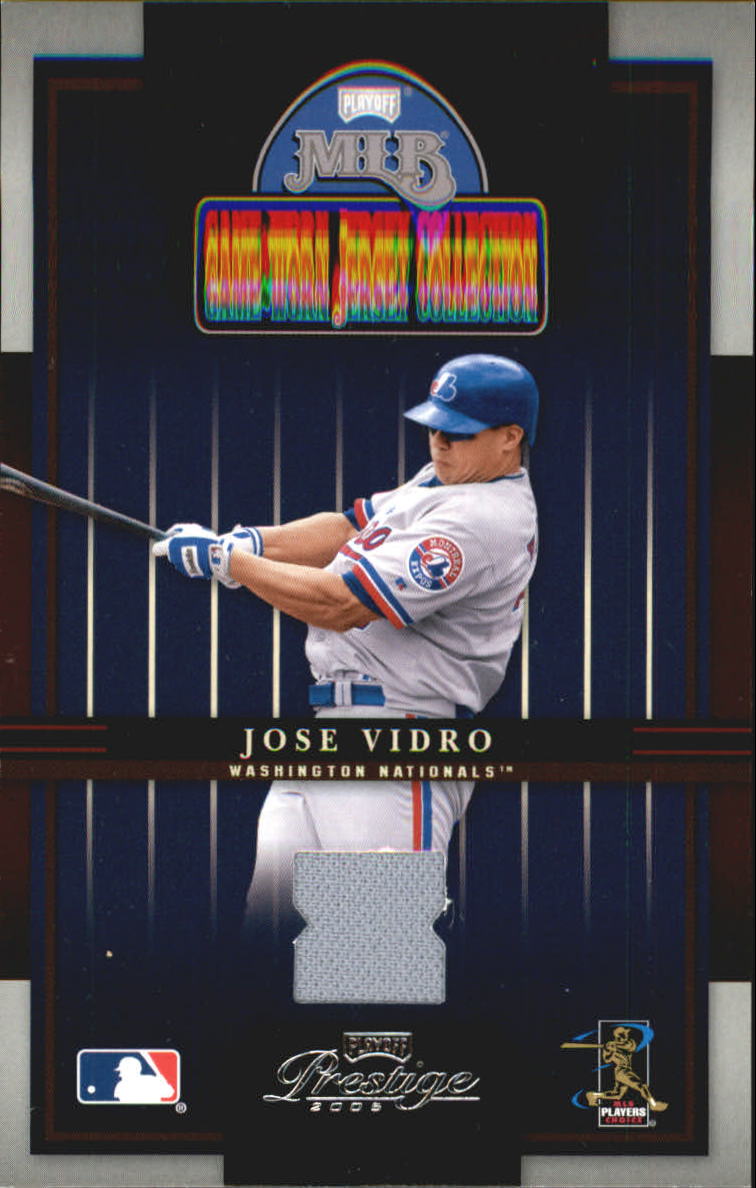 2005 Playoff Prestige Playoff MLB Game-Worn Jersey Collection #3 Jose Vidro