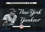 2005 Playoff Prestige Prestigious Pros Blue #2 Derek Jeter