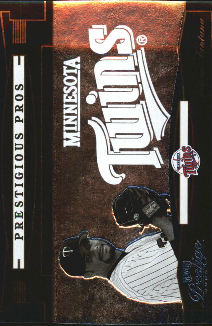 2005 Playoff Prestige Prestigious Pros Blue #57 Johan Santana