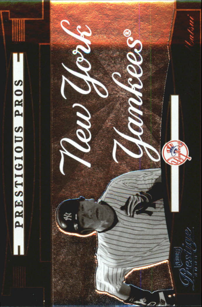 2005 Playoff Prestige Prestigious Pros Green #55 Hideki Matsui