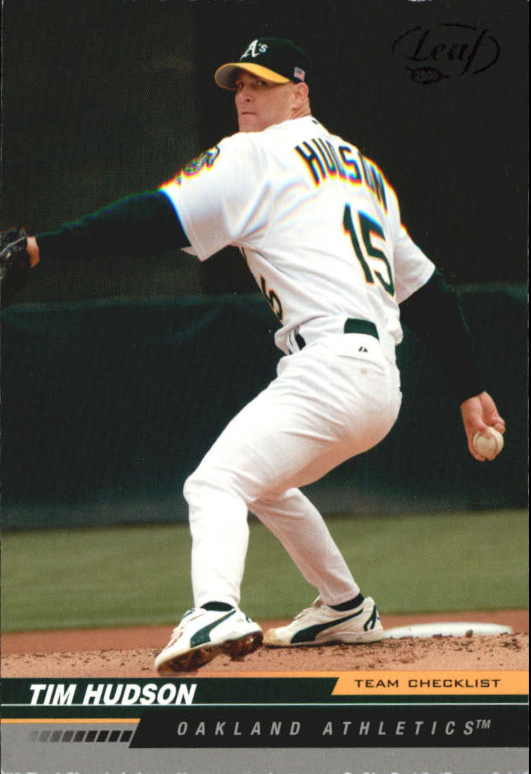 2005 Leaf Black #291 Tim Hudson TC