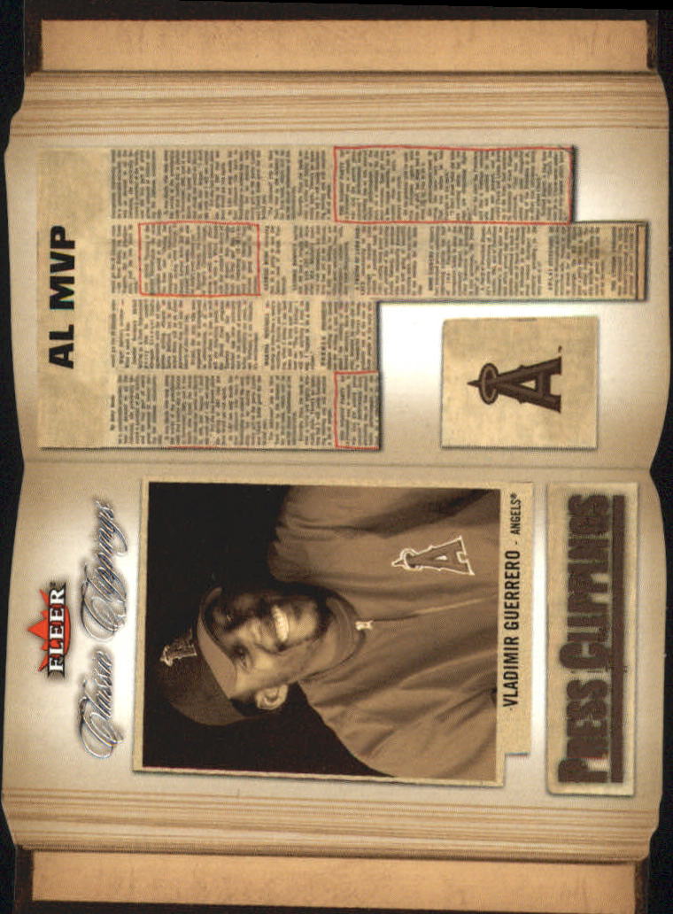 2005 Classic Clippings Press Clippings #7 Vladimir Guerrero
