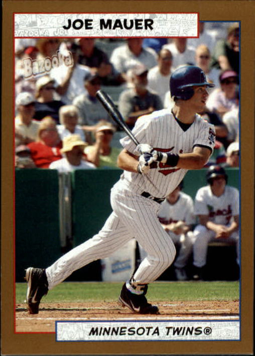 2005 Bazooka Gold Chunks #68 Joe Mauer