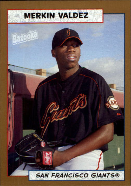 2005 Bazooka Gold Chunks #182 Merkin Valdez PROS