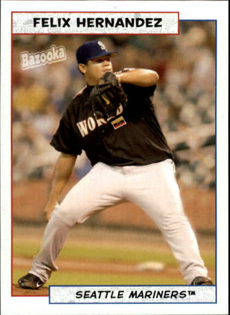 2005 Bazooka Minis #186 Felix Hernandez PROS