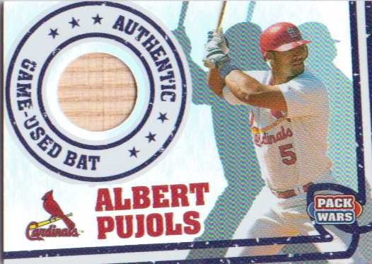 2005 Topps Pack Wars Relics #AP Albert Pujols Bat A