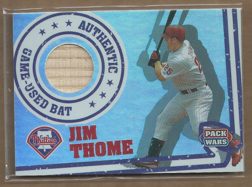 2005 Topps Pack Wars Relics #JT Jim Thome Bat B