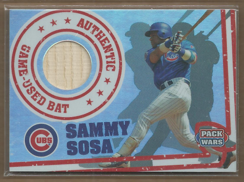 2005 Topps Pack Wars Relics #SS Sammy Sosa Bat B