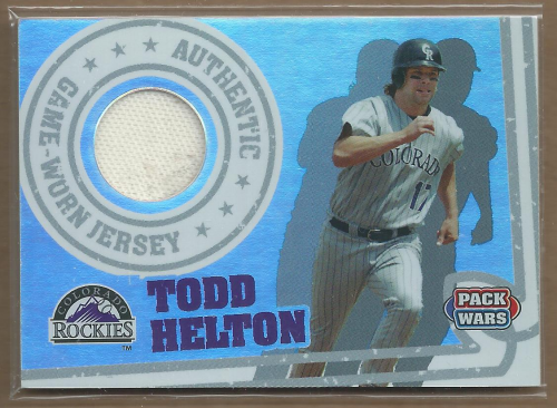 2005 Topps Pack Wars Relics #TH Todd Helton Jsy B
