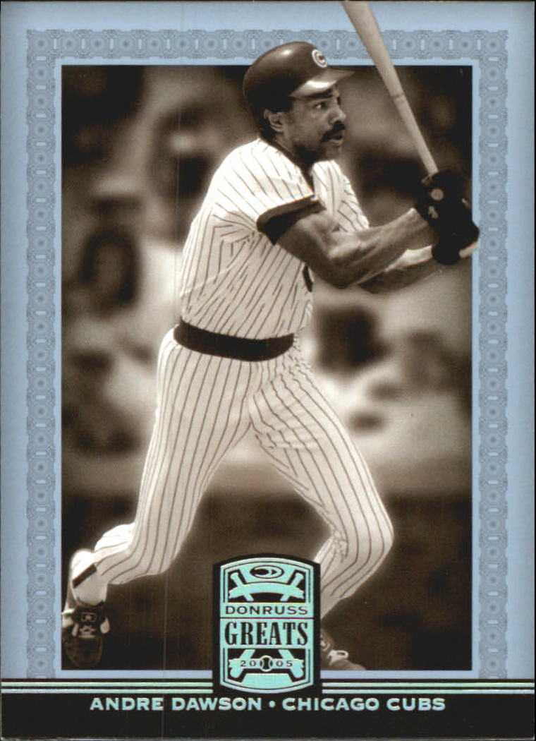 2005 Donruss Greats Silver HoloFoil #3 Andre Dawson