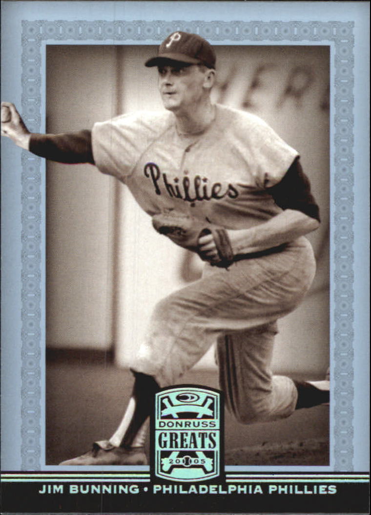 2005 Donruss Greats Silver HoloFoil #38 Jim Bunning