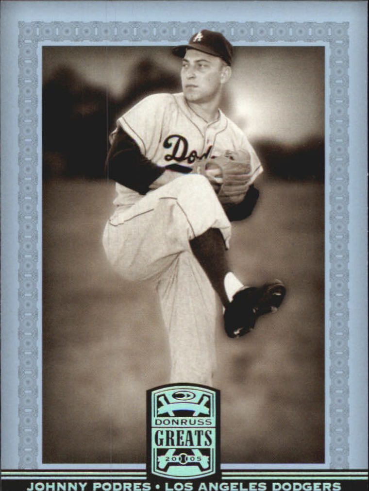 2005 Donruss Greats Silver HoloFoil #45 Johnny Podres