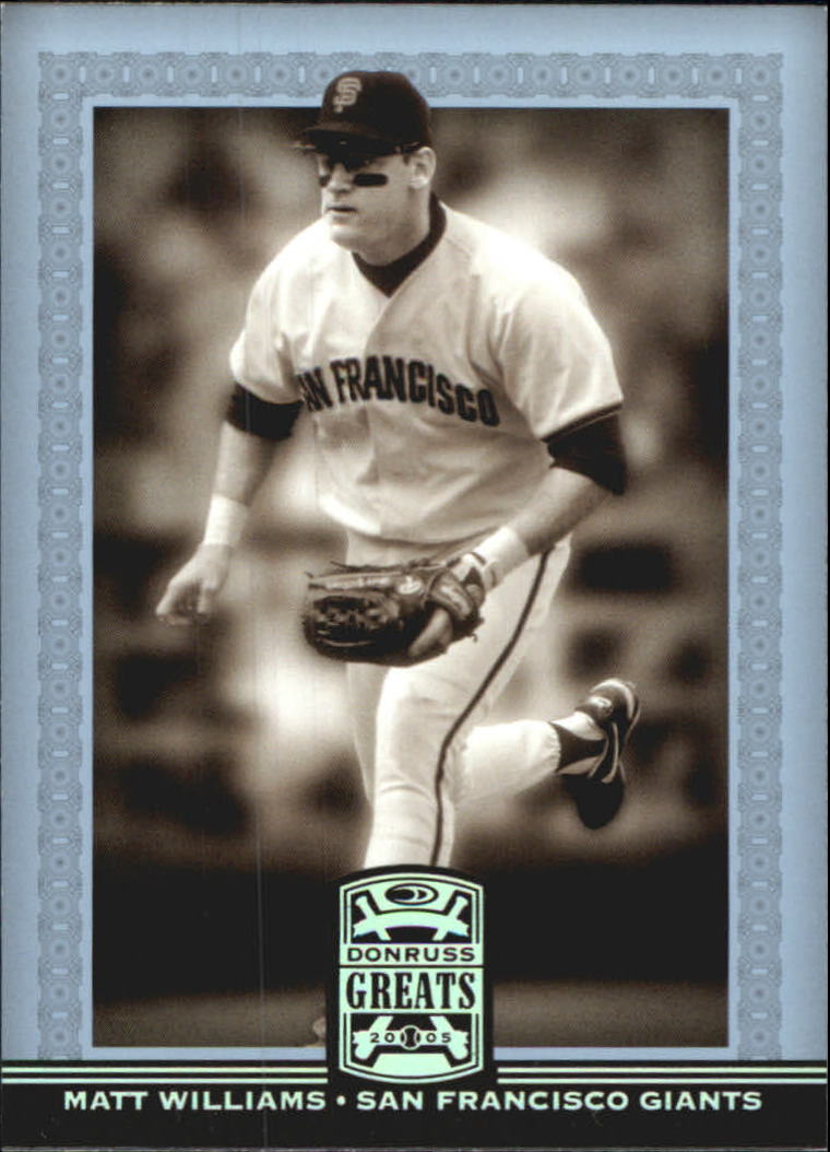 2005 Donruss Greats Silver HoloFoil #57 Matt Williams