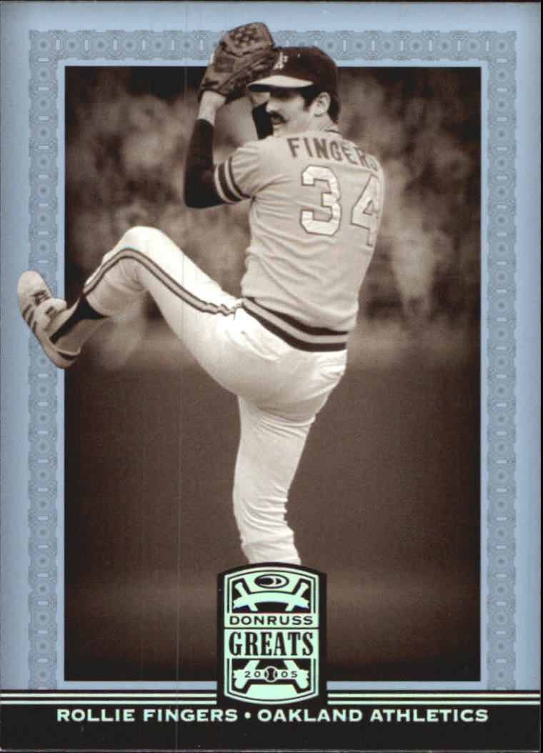 2005 Donruss Greats Silver HoloFoil #72 Rollie Fingers