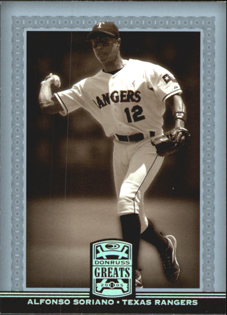 2005 Donruss Greats Silver HoloFoil #120 Alfonso Soriano