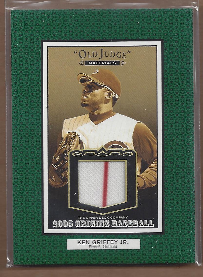 2005 Origins Old Judge Materials Jersey #KG Ken Griffey Jr.