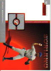 2005 Topps Pristine Personal Pieces Uncommon Relics #AS Alfonso Soriano Uni