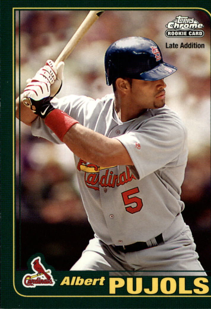 2006 Topps Rookie of the Week #6 Albert Pujols 01