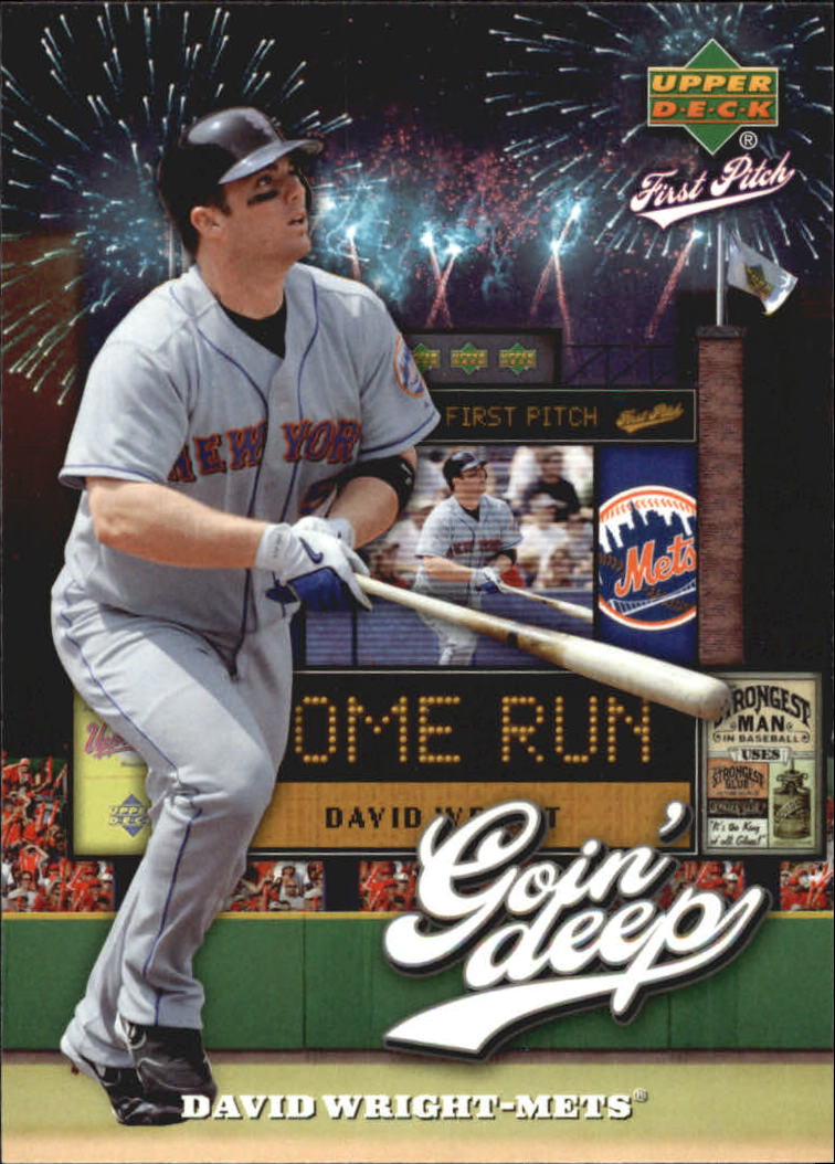 2006 Upper Deck First Pitch Goin Deep #GD13 David Wright