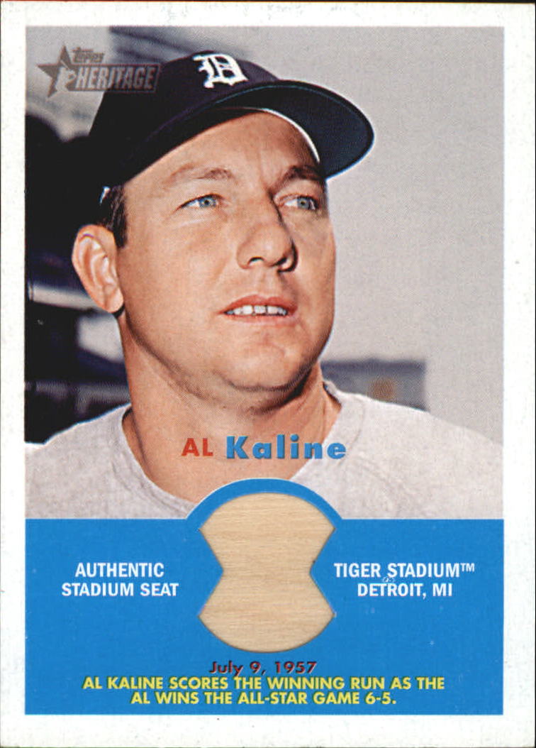 2006 Topps Heritage Flashbacks Seat Relics #AK Al Kaline E
