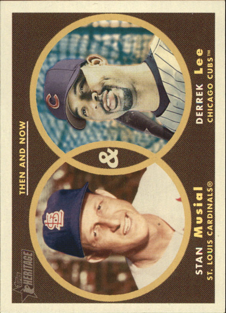 2006 Topps Heritage Then and Now #TN6 S.Musial/D.Lee
