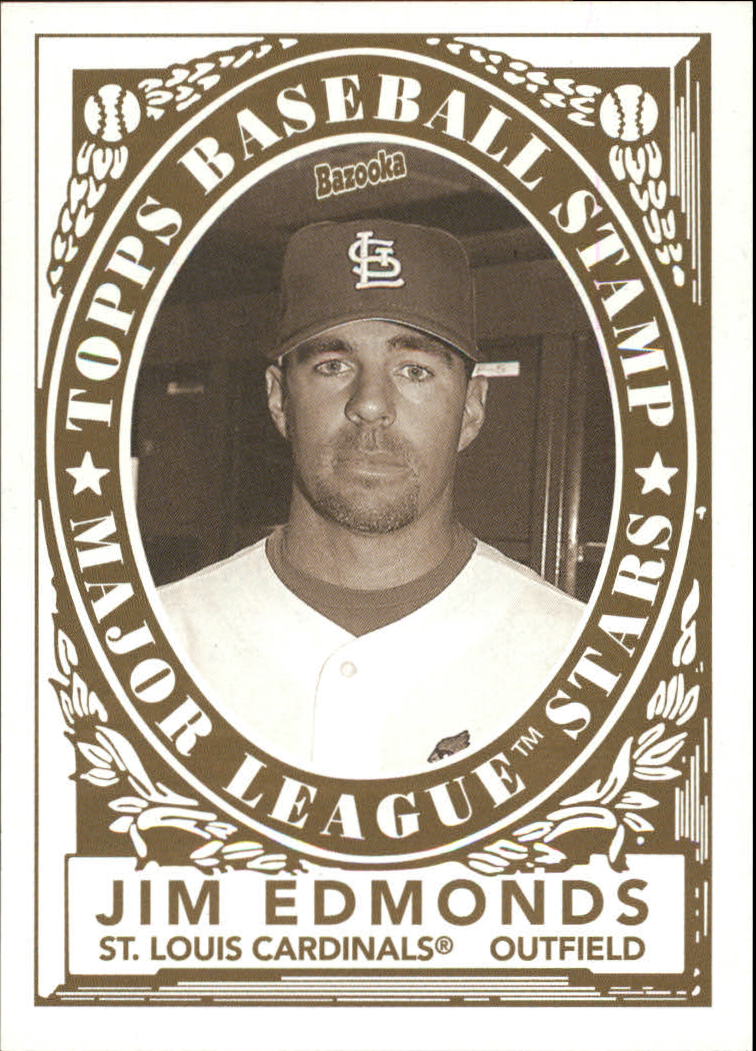 2006 Bazooka Stamps #7 Jim Edmonds