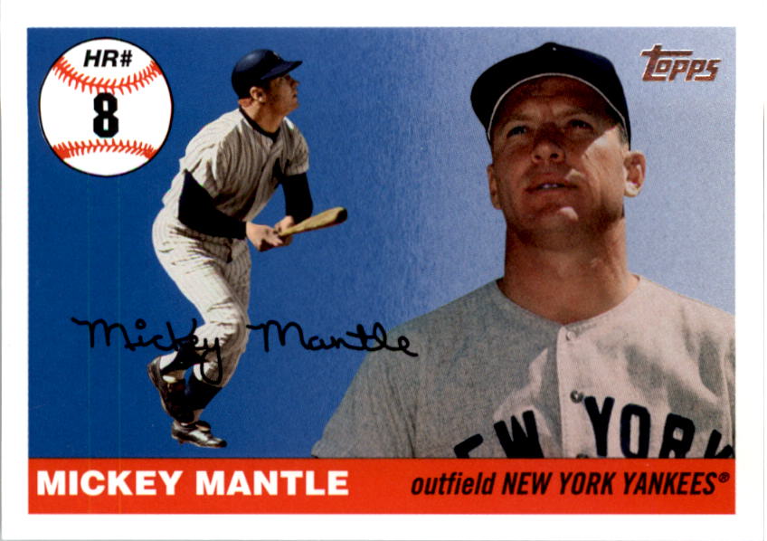 2006 Topps Mantle Home Run History #8 Mickey Mantle