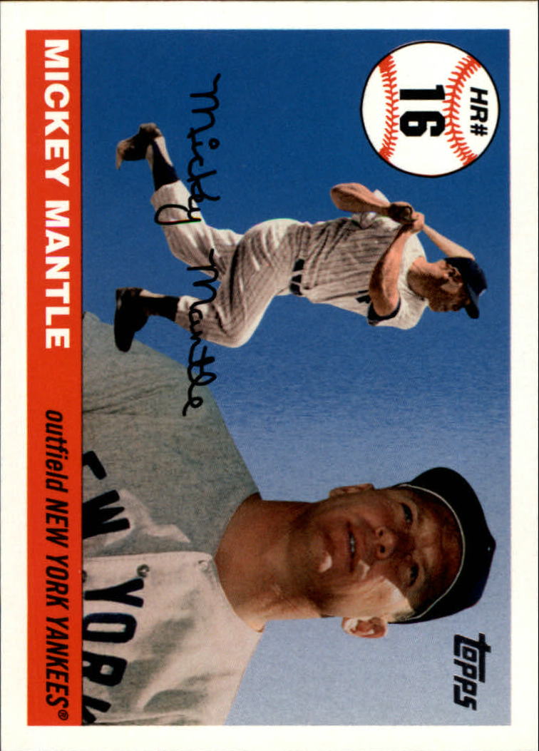 2006 Topps Mantle Home Run History #16 Mickey Mantle